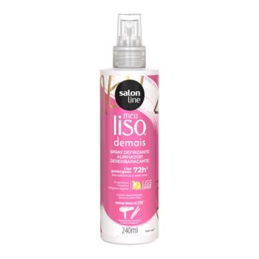 Imagem de Salon Line, Meu Liso Demais, Spray Defrizante Protetor Térmico, Vegano - Para Cabelos Lisos Naturais, Alisados ou Relaxados, 240 ml