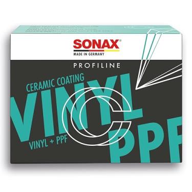 Imagem de SONAX PROFILINE CeramicCoating CC Vinil+PPF (50 ml) dá excelentes propriedades repelentes à água e sujeira | Art-# 02790000