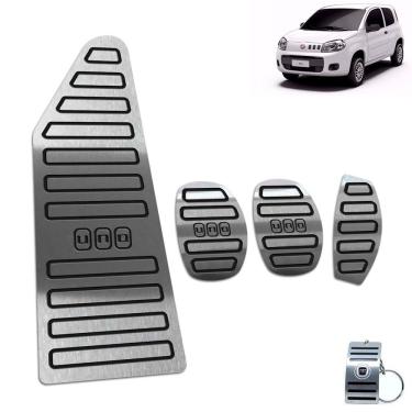 Imagem de Pedaleira Manual Descanso Uno 2013 A 2020 2 Portas Preto