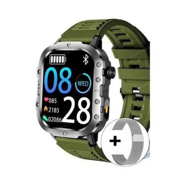 Imagem de Relógio Inteligente Militar Unissex 201 Tela AMOLED Chamada Bluetooth 