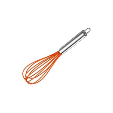 Imagem de Batedor em Silicone Laranja 30,5 Cm