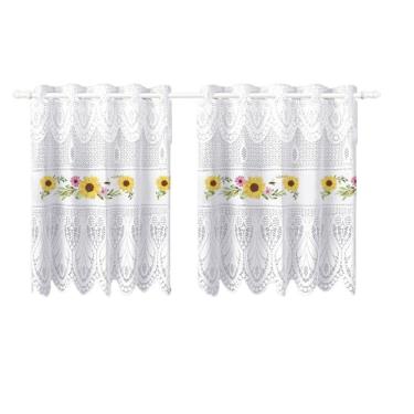 Imagem de Cortina Pia/Vitro Bando Passione Renda Cozinha1,60X0,75X0,20