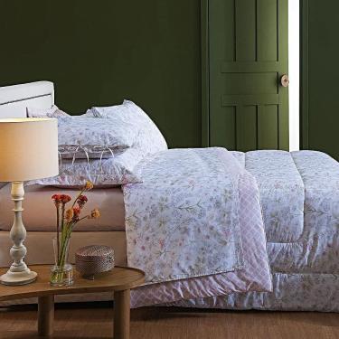 Imagem de Jogo De Cama Queen 180 Fios Estampado - Andreza Stella