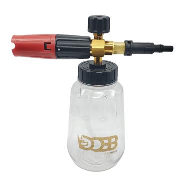 Imagem de Aplicador Snow Foam Canhão Espuma Profissional Transparente 1L Compatível com Bosch GHP4-50 GHP180 GHP200 GHP220