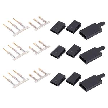 Imagem de AUNMAS 50 PCS Terminais Banhados a Ouro, Plugue Servo Conector Com Trava, Material ABS de Latão Prensado a Frio, Transmissão de Sinal Estável, para Bateria RC e Aeromodelismo