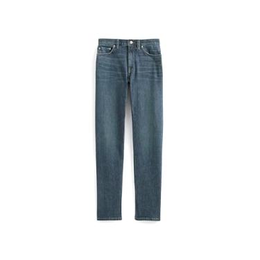 Imagem de Everlane Calça jeans masculina The Selvedge Straight Fit, Tinta azul, 35W x 30L