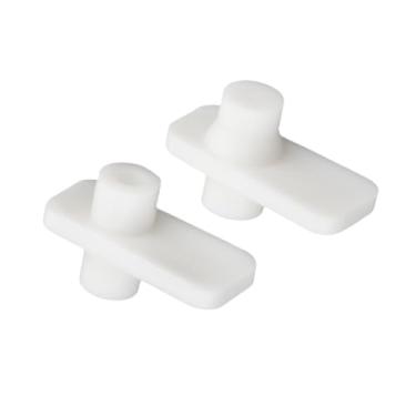 Imagem de AFXGUSD 2x Bandeja Gaveta para Frutas E Verduras Rodas Suportes Esquerda Direita Peças de Geladeira Prático Fácil de Instalar Manutenção Substitui Diretamente