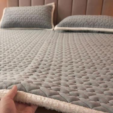 Imagem de Almofada de cama semi-dupla 90 * 200 cm cobertor cobertor cor 6 almofada de cama confortável (cor 3 120 * 200 cm)