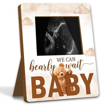 Imagem de Porta-retratos Alor Bear Baby Shower 20x25 cm - ALodr