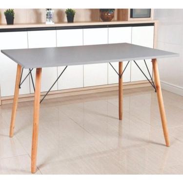 Imagem de Mesa Eames Eiffel Retangular 80 X 1,00 Mt - Cinza