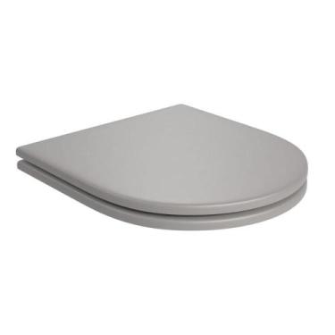 Imagem de Assento de Poliéster Monocromático Deca Carrara Soft Antracite - DECA 