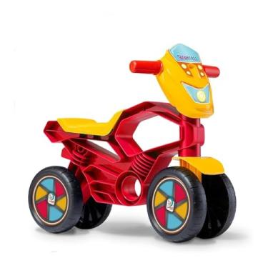 Imagem de Bicicleta de Equilíbrio 4 Rodas sem Pedal Totokross Vermelha
