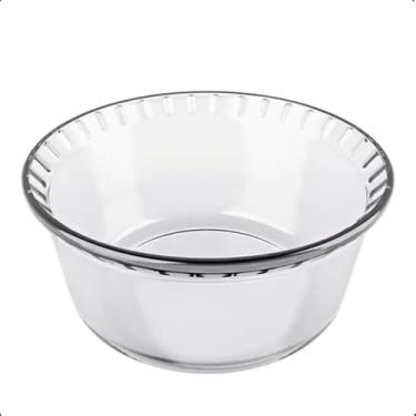 Imagem de Forma Suflê 1,4L em Vidro Temperado – Refratário Resistente, Higiênico e Ideal para Forno e Sobremesas