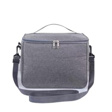 Imagem de Bolsa Térmica Portátil Com Isolamento Térmico De Desenho (CINZA-B380)