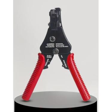 Imagem de 1 peça de descascador de fios automático multifuncional: cortador de cabos, crimpador e decapador para fios elétricos