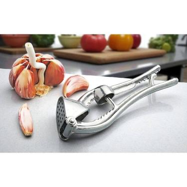 Imagem de Kit Espremedor De Alho E Nhoqueira Alumínio Reforçado