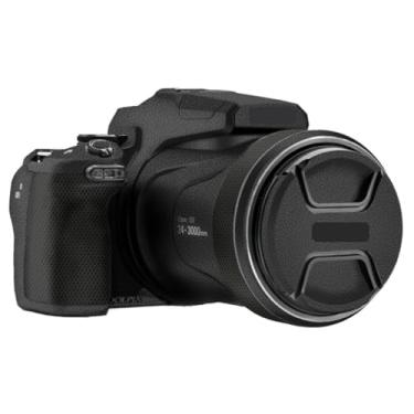 Imagem de COOLPIX P1100 Película protetora de vinil antirriscos para câmera película protetora de vinil capa de decalques para Nikon COOLPIX P1100 (couro preto)