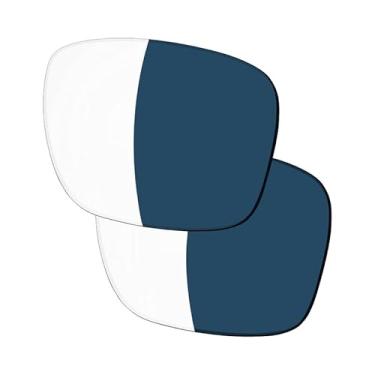 Imagem de YEIN Lentes de reposição para óculos de sol Ray-Ban Meta RW4009 (50 mm) e RW4013 (GEN2), bloqueio de luz azul/lentes polarizadas, Azul fotocromático com bloqueio de luz azul, 50 millimeters