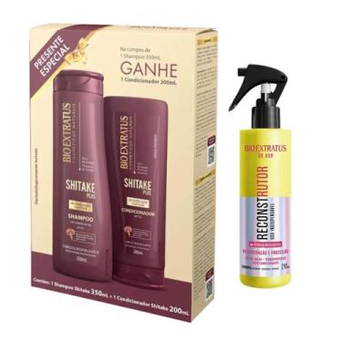 Imagem de Kit Bio Extratus Shitake e Reconstrutor Uso Indispensável