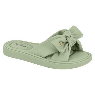 Imagem de Chinelo Slide Beira Rio Nó Soft Feminino - Modare, Verde luna, 35