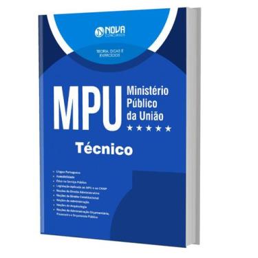 Imagem de Apostila Concurso MPU 2021 - Técnico 424 Páginas - Nova Concursos