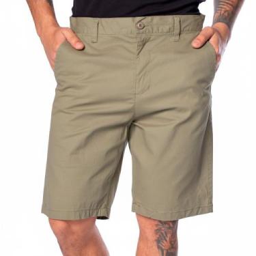 Imagem de Bermuda Jeans Masculina Broken Rules Reta Caqui - FACINELLI, Caqui, 42