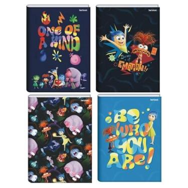 Imagem de Starschool – Caderno Universitário Costurado 80 Folhas Divertidamente | Capa Dura com Laminação Brilho | 4 Modelos Oficiais Disney para Escola e Faculdade