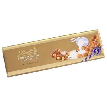 Imagem de Chocolate Lindt Premium, Ao Leite Com Avelã, Barra de 300g