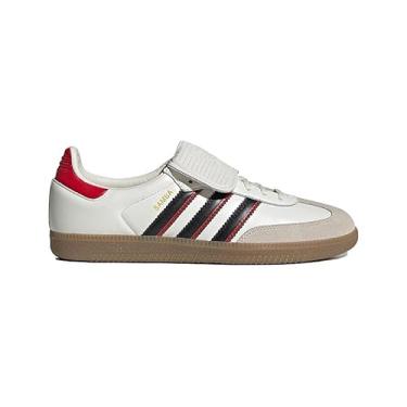 Imagem de adidas Tênis masculino Samba LT, Branco nuvem, preto/melhor escarlate, 40
