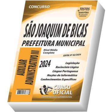 Imagem de Apostila São Joaquim De Bicas Mg Auxiliar Administrativo Iii - Curso o