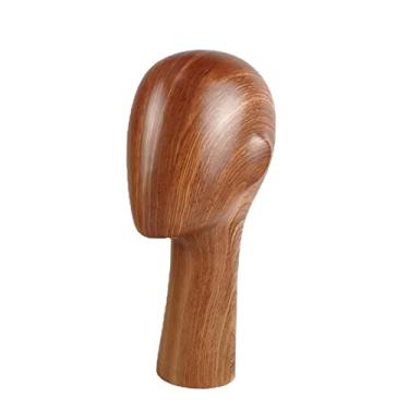 Imagem de Luzhengyang Suporte de exibição de cabeça de manequim feminino profissional para perucas, chapéus, óculos - Manequim de fibra de vidro tamanho real para treinamento de maquiagem em cosmetologia