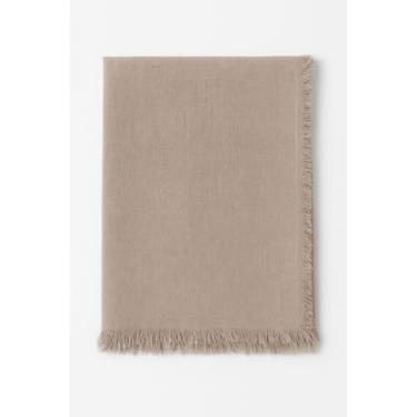 Imagem de Manta para Sofá，Kit C/2 Manta King Luxo Gigante 300x225 Cm — Algodão, Macia e Decorativa para Sofá e Cama(KIT C/2 3,0x2,25 ARREIA)