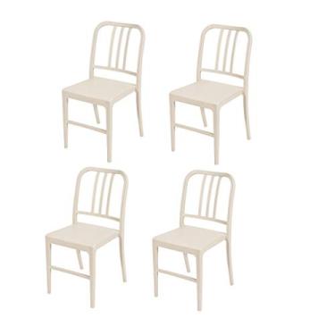 Imagem de KIT 04 CADEIRAS NAVY EM POLIPROPILENO FENDI