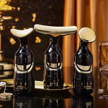 Imagem de Massageador Facial Elétrico 3 em 1 – Lifting, Drenagem e Firmeza – Para Rosto e Pescoço, Anti-Idade, Portátil, Skincare e Relaxamento