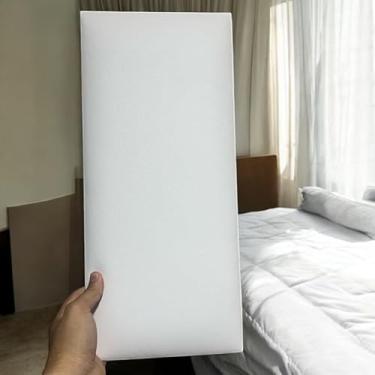 Imagem de Kit 10 Cabeceira Modular Estofada em Corino Premium | Instalação Fácil e Conforto Duradouro(BRANCO,KIT 7 MÓDULOS - CAMA CASAL)
