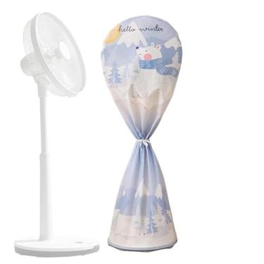 Imagem de Shakven Capas de ventilador para exterior à prova d'água, capa de ventilador para exterior | Tampa do ventilador de piso externo - Saco de poeira impermeável da capa do ventilador, capa do ventilador