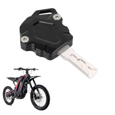 Imagem de Capa para chave de motocicleta, PSLER CNC chave Fob protetor protetor para bicicleta suja elétrica Sur‑Ron Light Bee X/S Segway X260/X160 (preta)