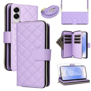Imagem de Asuwish Capa de telefone para Galaxy S25 Edge XXFXKJK EUA Roxo