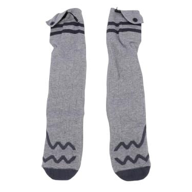 Imagem de Zerodis Meias Aquecidas para Homens e Mulheres, Aquecedores de Pés Recarregáveis ​​4 Configurações de Aquecimento 35 65°C Meias Aquecedoras Elétricas de Inverno Térmicas para Esportes Ao Ar Livre,