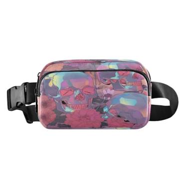 Imagem de CEBUGI Pochetes de caminhada para homens e mulheres, pochete moderna resistente à água com cinto ajustável para treino, viagem, corrida