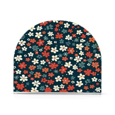 Imagem de Porta-guardanapos de fragmentos florais estilo fresco para mesas, porta-guardanapos de Halloween para cozinha, porta-guardanapos de mesa, porta-guardanapos de coquetel, porta-guardanapos de papel201