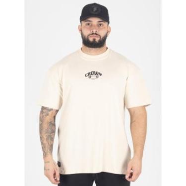 Imagem de Camiseta Oversized Dumbbell Creme-Masculino