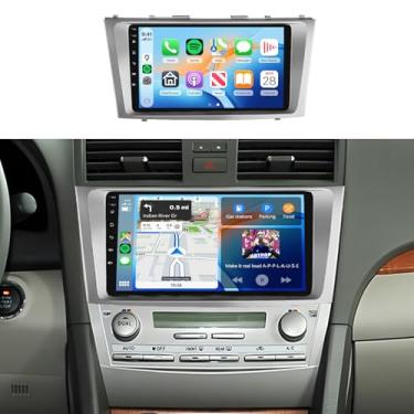 Imagem de Toyota Camry 2006-2011 estéreo automotivo com processador Snapdragon 8 Core 4 GB + 64 GB Android 13 rádio 9 polegadas 1280 * 720 IPS tela sensível ao toque Carplay/Android Auto GPS WiFi FM/RDS SWC