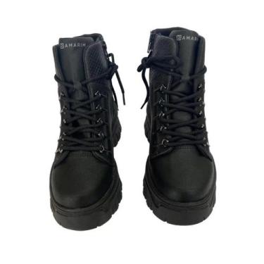 Imagem de Bota feminina ramarim 23-86131 tratorada montaria, Preto, 36