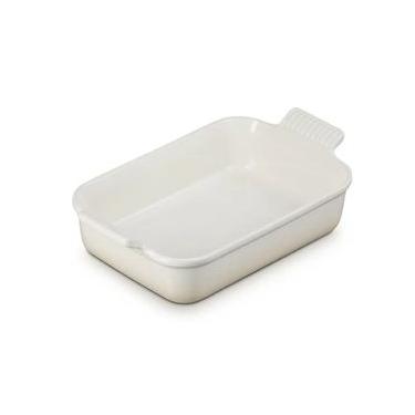 Imagem de Travessa Retangular 19Cm 600Ml Meringue Heritage - Le Creuset