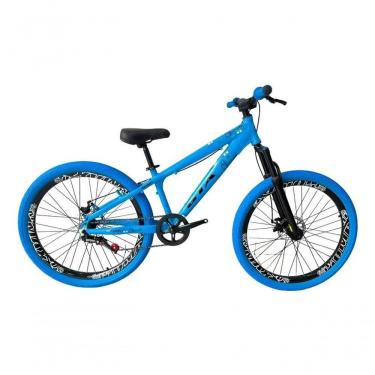 Imagem de Bicicleta Aro 26 Gta Rebel Freeride Downhill Single Aros Vmaxx Freio A Disco Pneu Flame Azul