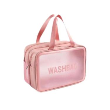 Imagem de RRISETAG Bolsa de maquiagem à prova d'água Stray Kids Merch, bolsa de cosméticos portátil, versátil, para uso seco e molhado, ideal para fãs, acessórios elegantes para organizadores de armazenamento