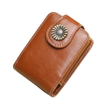 Imagem de Bolsa de batons portátil para mulheres, maquiagem fofa, espelhada, mini suporte portátil, bolso de viagem, bolsa cosmética, Marrom, Fresco e doce