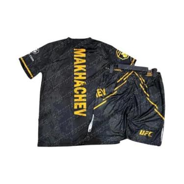 Imagem de Conjunto De Camiseta E Shorts Respirável Para Luta E Corrida Masculina