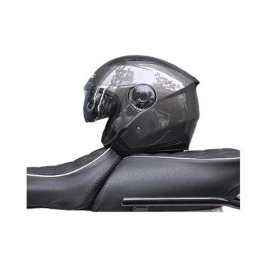 Imagem de Capacete De Motocicleta Unissex Com Dupla Lente Para Quatro Estações P